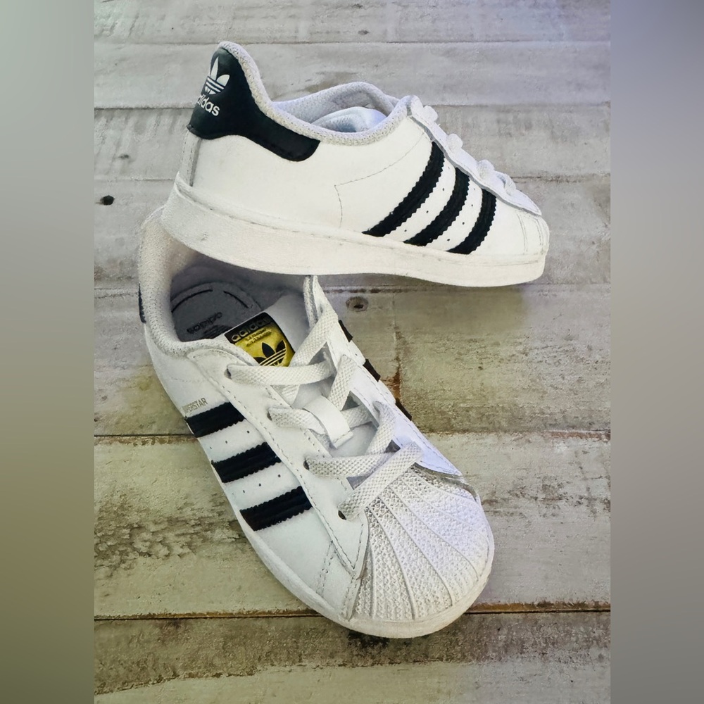 Adidas Kids Sneakers White with Black Accents